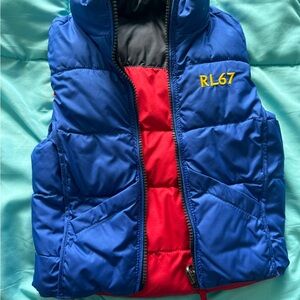 Polo Ralph Lauren Kids Vest in Blue and Red